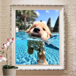 Teemantmaaling Ristpistes Teemanttikandid Maalid Pildid Kunst K&auml;sit&ouml;&ouml; kodu seinakaunistuseks T&auml;isruudukujuline Full Round 20X30CM