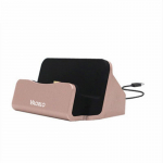 VAORLO iphone X 8 7 6 laadimisaluse dokkimisjaama jaoks USB-kaabli s&uuml;nkroonimisaluse laadija alus Xiaomi Android Type C jaoks Samsungi alusehoidja Type-C roosa kuldne v&auml;rv