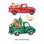 Kaks tk j&otilde;uluautokleebised riietel Uus disain DIY Hot Tear T-s&auml;rk Kleidid Termo&uuml;lekandega triikraud peal plaastrid