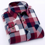 Meeste vabaaja s&auml;rgid Pikkade varrukatega Chemise Homme Meeste ruudulised s&auml;rgid Puuvillane talvemantel 4XL mitmev&auml;rviline