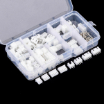 250 tk 2,54 mm sammuga presstihvti pistiku p&auml;ise h&uuml;ppaja traadi klemmi korpuse komplekt