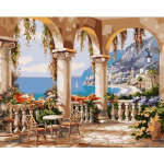 5D Teemantmaal Scenery City Rhinestones Pildid Arhitektuur Maastik Teemantmosaiik Multifilm Kodukaunistuse K&auml;sit&ouml;&ouml;komplekt Full Round 20x25CM