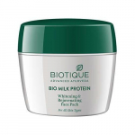 Piimavalgu n&auml;omask: valgendamine (175 g), Bio Milk Protein Whitening & Rejuvenating Face Pack, Biotique 19.925