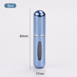 5 ml uus kaasaskantav mini korduvt&auml;idetav parf&uuml;&uuml;mipudel koos pihustatava l&otilde;hnapumbaga, t&uuml;hjad kosmeetikakonteinerid, pihustipudel reisit&ouml;&ouml;riista jaoks