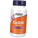 Koens&uuml;&uuml;m Q10, CoQ10 200, Now Foods 60 k&ouml;&ouml;giviljakapslit (70128028) 60vcaps