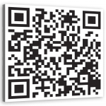 L&otilde;uendiprint QR-kood 30x30 must/valge