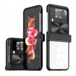 Samsung Z Flip4 Slide kaamera kaitse l&auml;bipaistev &uuml;mbris Samsung Galaxy Z Flip4 Flip 4 p&otilde;rutuskindel mobiiltelefoni kate for samsung Z Flip 4 must