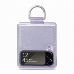 Samsungi Flip4 kukkumisvastase s&otilde;rmes&otilde;rmuse hoidja katte&uuml;mbrise jaoks Samsung Galaxy Z Flip4 5g Flip 4 Flip3 Flip 3 moodsate mattide &uuml;mbriste jaoks for Samsung Z Flip 3 helelilla v&auml;rv