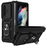 Pliiatsipesa hingega &uuml;mbris Samsung Galaxy Z Fold 4 5g korpuse hingedega objektiivi kaitse aluse tagakaas Samsung Z Fold4 Capa Fundas jaoks Only Case (No Pen) h&otilde;be