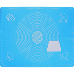 Silikoonist k&uuml;psetusmatist taigna rullimismatt Mittekleepuv k&uuml;psetusmatt Suur kondiitritoodete rullimismatt 50x70 sinine