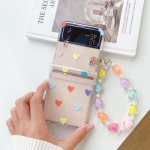 Cartoon Ins Flower PC Protector Armas Love K&auml;ev&otilde;ru telefoni&uuml;mbris Samsung Galaxy Flip3 Flip 3 4 Z Flip4 5g Protector tagakaas For Samsung Z Flip 4