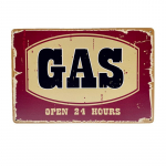 Vintage metallist plekk-silt D tahvel Garaaž Bensiinijaama elutuba Mentos Home Mootorratta seinakaunistus 20x30cm