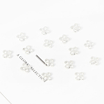 10 tk 8 mm k&auml;sitsi valmistatud antiikne v&auml;ikeste lilledega ehete komponent isetegemise juuksepulkade v&otilde;lukaunistuste tegemiseks 8mm 10pcs kuld