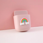 Kaugjuhtimispuldi hoiukarp seinale paigaldatav perforeeritud hoiukast Kaugjuhtimispuldiga telefoni hoiukarp 001