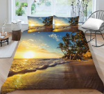 3D-maastiku mustriga voodipesukomplekt Mikrokiudkangast tekikott Padjap&uuml;&uuml;r 2/3 AU/DE/US/UK/EU T&auml;issuuruses kodukaunistus Baby 100x135cm