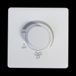 86 t&uuml;&uuml;p laeventilaatori reguleerimine astmevaba kiiruse regulaatori seinal&uuml;liti 220V 10A valge