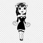Alice Angel Bendy And The Ink Machine Joey Drew Studio Triikimiskleebised Soojus&uuml;lekandega Tr&uuml;kkimine Vin&uuml;&uuml;lplaastrid Kleeps Riietele Ise-tehtud Applikatsioonid Pestavad Plaastrid