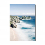 Loodusmaastik L&otilde;uendimaal Lill Rohi Rand Ananass Seinakunst Plakat Skandinaavia Tr&uuml;kk Moodne Pilt Elutuba Kodu Dekoratsioon A4 21x30cm No Frame