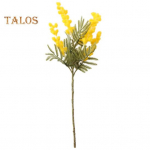 Simulatsioonilillede mittepleekuv atmosf&auml;&auml;ri rekvisiidid Vivid Premium Wattle Acacia v&otilde;ltslillede kodukaunistus kollane