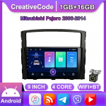 9-tolline Android Mitsubishi Pajero 2006-2014 autoraadio multimeedia videopleier GPS-navigatsioon WIFI 1+16GB