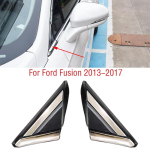 Ford Fusion 2013 2014 2015 2016 2017 auto tiivaukse k&uuml;lgmise tahavaatepeegli kolmnurga trimmikatte vormimisnurk 1pc left gray