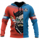 Juuksur Hoodie Meeste kapuutsiga kampsun Juuksur T&ouml;&ouml;line Pullover Suurem&otilde;&otilde;tmeline Harajuku Riietus Hip Hopi pikkade varrukatega jope XXXXXL must