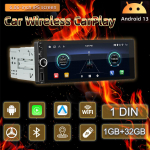Universaalne autoraadio Android 1 Din juhtmevaba CarPlay Wifi Android-Auto Bluetooth GPS-multimeediumipleieri peaseade 1+16GB,no carplay