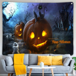 Saladuslik k&otilde;rvitsa kummitav gobel&auml;&auml;n Halloweeni sisekujundus Seinaripp Kodukaunistused Gobel&auml;&auml;n Elutoa seinakaunistus Taust 100x75cm