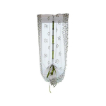 Lilleaken Maaelu Magamistoa Sisustus L&auml;bipaistev kardin kardin Tikitud liblikas Moodne l&uuml;hikesed Rooma kardinad Valance W 80X H 100cm 1PC