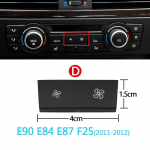 Armatuurlaua konditsioneeri ventilaatori tuulemahu nupu katted BMW 1 2 3 4 X1 X3 X5 X6 seeriale F20 F30 F35 F80 F25 F26 E70 E84 Model D