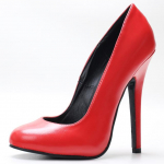 5,5-tollised Stiletto k&otilde;rge kontsaga Unisex Sleek Night Clubi &uuml;mmarguse varbaga pumbaga kingad peokingad, suur suurus 36-46 46 punane