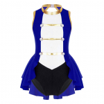 Lapsed T&uuml;drukud Tsirkuse Ringmasteri Kost&uuml;&uuml;mid Trikoed Varrukateta Body Halloweeni peo karnevali Cosplay komplekt 13-14 Years kuninglik sinine v&auml;rv