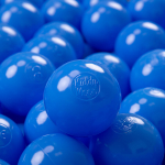 KiddyMoon 700 pallid 7cm/2,75 tolli pehmest plastikust m&auml;ngupallid lastele v&auml;rvilised sertifitseeritud made in eu, sinine 700 Balls/7cm-2.75in
