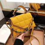 Mood s&uuml;gistr&uuml;kiga naiste kandekotid Disainer Casulal Pu nahast suured naiste k&auml;ekotid kollane