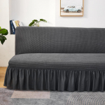 Polari fliiskangast sametist Jacquard v&otilde;re ilma k&auml;eta diivanvoodi katteta koos seelikukattega Paigaldatud diivanikate pestav elastne S 120-150cm