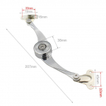 Kapi uksed toetavad hinged h&uuml;drauliliselt juhuslikult peatuvad hinged Reguleeritava tugevuse t&otilde;us ja langemine Aileronid toetavad m&ouml;&ouml;bli riistvara 1PC h&otilde;be