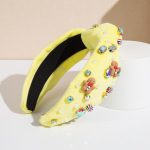 Juuksepael naiste j&otilde;uluv&auml;rviline t&uuml;rkiissinine inkrusteeritud kristallist laia servaga kommiv&auml;rvi peapael Mitmek&uuml;lgne peakate One Size roosa