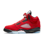 Air Jordan 5 Retro GS Raging Bull 2021 Laste tossud Punane Varsity-Punane Must 440888-600 36