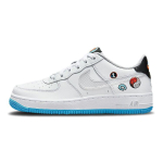 Nike Air Force 1 LV8 1 GS Happy Hoops Laste tossud Valge Mitmev&auml;rviline Wolf-Grey DM8088-100 36 white