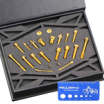 Jalgratta v&auml;rvilised piduriketta kruvide karbi titaanisulamist maastikuratta M7000/8000 titaankruvikomplekt Brake Kit Gold