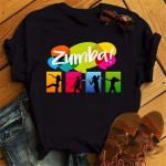 Love Zumba Dance Print Must T-s&auml;rk Suvine Mood Naiste Riided Naljakas Graafiline Ts&auml;rk Femme Harajuku S&auml;rk Hip Hop T-s&auml;rgid M