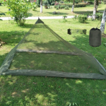 V&auml;listarbed, &uuml;he inimese telkimine, kolmnurkne s&auml;&auml;sev&otilde;rk, kaasaskantav s&auml;&auml;sevastane turismi- ja vaba aja telk solo must