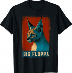 Meem Cute Caracal Cat Vintage Big Floppa Unisex T-s&auml;rk S