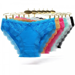 Naiste aluspesu Puuvill Seksikad puusad Pitsid Hipster Naiste p&uuml;ksid Madala v&ouml;&ouml;kohaga Igap&auml;evased Noorte T&uuml;drukute Alusp&uuml;ksid 6 tk M