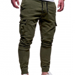 Meeste vabaajap&uuml;ksid Mood Klassikalised t&ouml;&ouml;riided Kolmem&otilde;&otilde;tmelised plaastritaskud Sidek&ouml;is Elastne vabaaja t&ouml;&ouml;p&uuml;ksid Mehed L armee roheline v&auml;rv