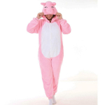 Kigurumi Animal Cosplay kapuutsiga kombinesoon pidžaama meeste naiste pikkade varrukatega talvine soe Rompe magamisriided Panda Lion, leopard, elevant, sebra, tiiger cosplay M