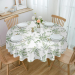 Kevadiste eukal&uuml;ptilehtedega &uuml;mmargune laudlina veekindel lauakate pulmapeo kaunistamiseks s&ouml;&ouml;gilaua kate 4pcs 33x48 Table mat