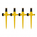 4 tk aiavihmut Mitmek&uuml;lgne muruvihmut Aia kastmiss&uuml;steem murutaimede kastmiseks Lilled K&ouml;&ouml;giviljad 4pcs kollane