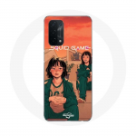 M&auml;ngu Oppo A74 5G Squid Game Kang Sae Byeok number 067 ja Ji Yeong number 240 &uuml;mbris