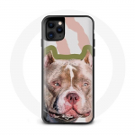 Iphone 11 Pro &uuml;mbris Pitbull terjer pruun